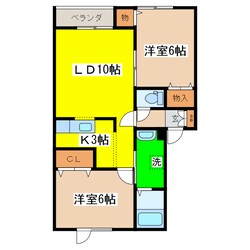 エスタミ菊地の物件間取画像